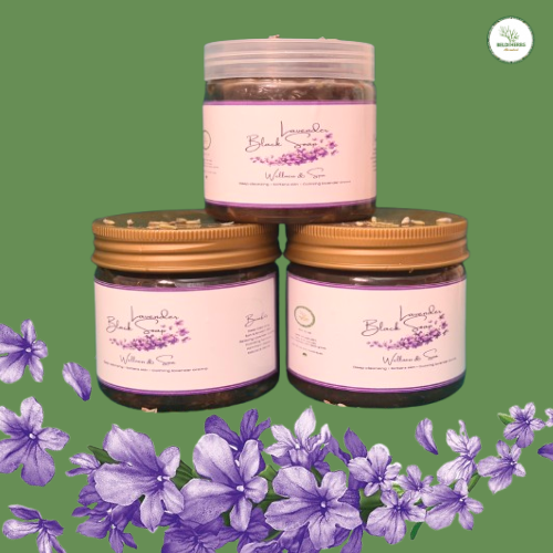 Moroccan Black Soap Lavender — Traditional Hammam Beauty Ritual