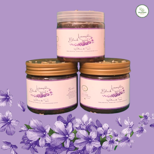 Moroccan Black Soap Lavender — Traditional Hammam Beauty Ritual