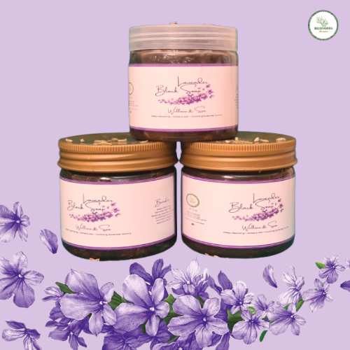 Moroccan Black Soap Lavender — Traditional Hammam Beauty Ritual